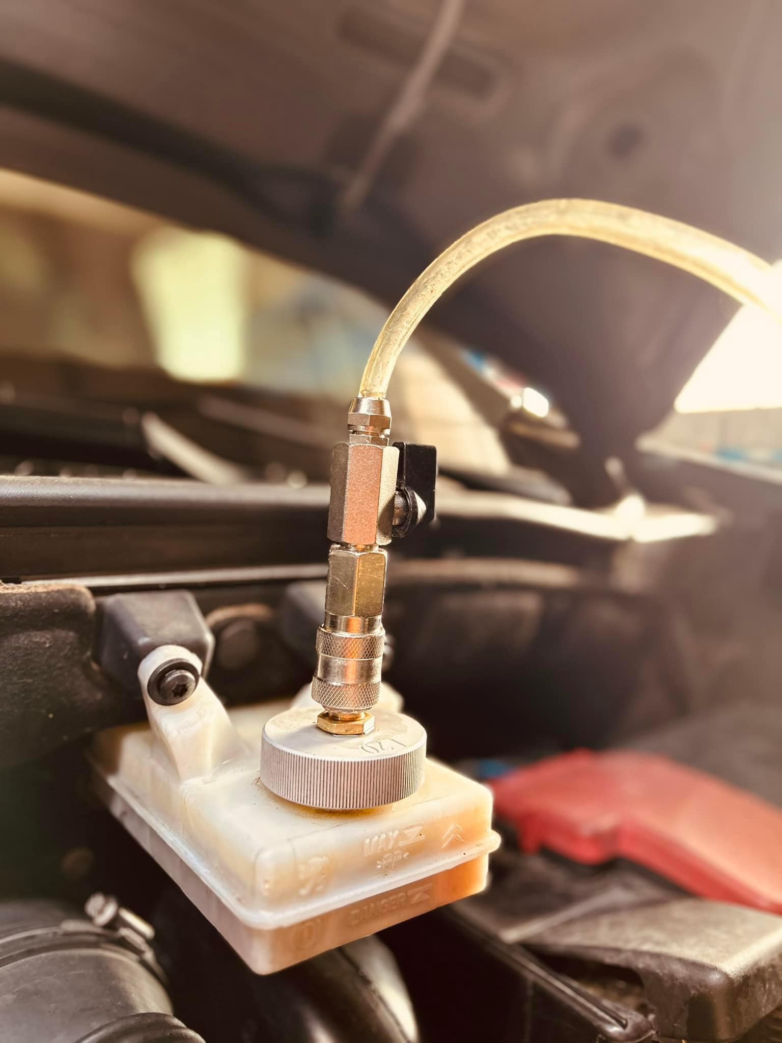 Purge du liquide de frein