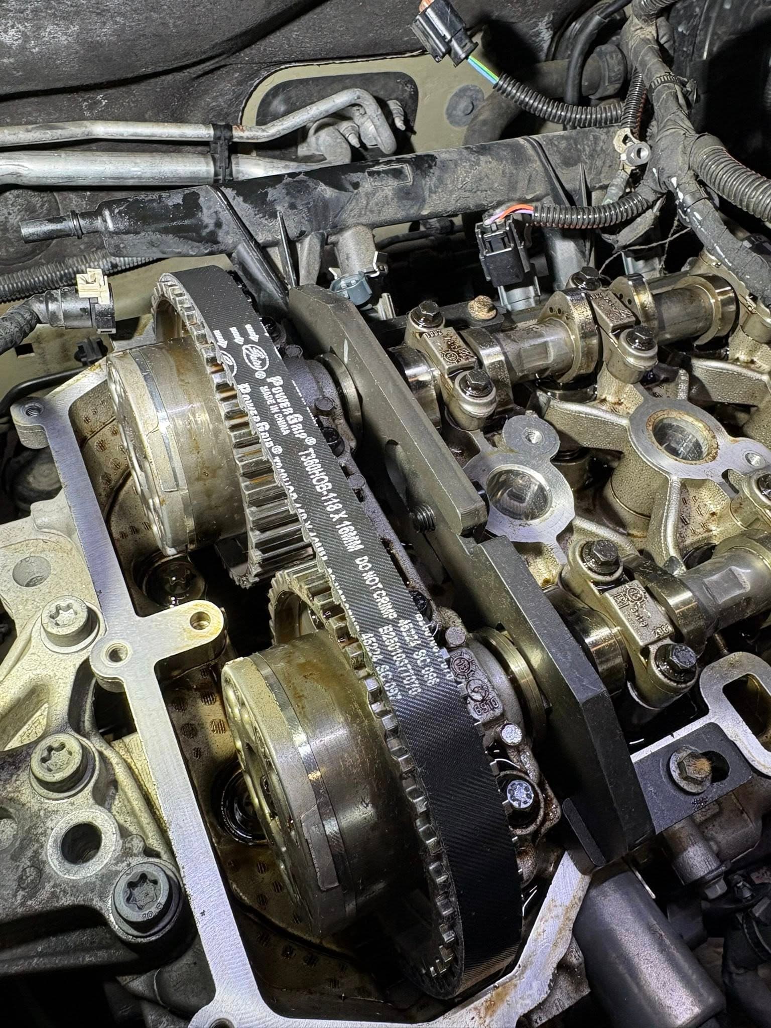 Calage de distribution avec courroie neuve